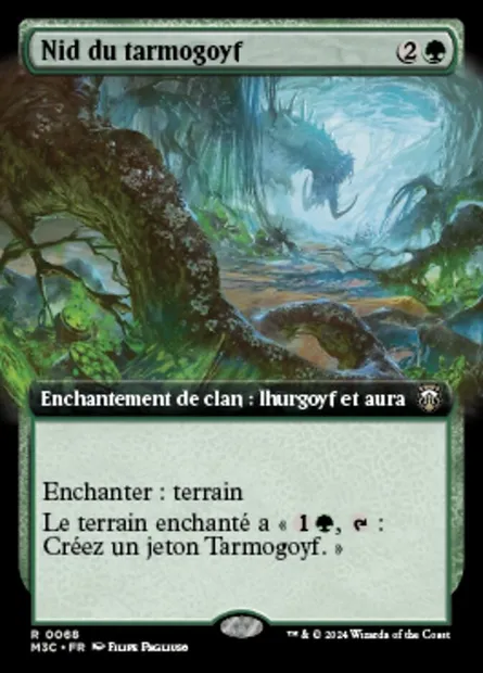 Nid du tarmogoyf, carte Magic M3C 68 — extension Modern Horizons 3 Commander