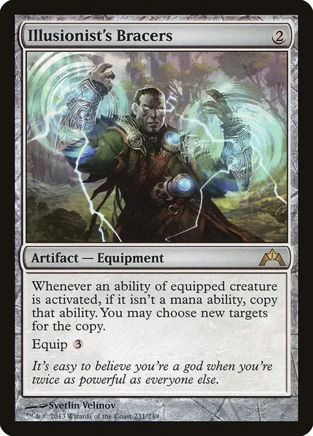 Illusionist's Bracers, Magic card GTC 231 — Gatecrash set