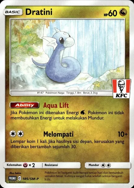 Minidraco, carte Pokémon SMP 185-2 — extension SM-P: Sun & Moon Promos