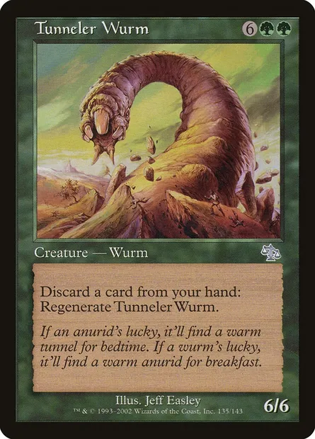 Tunneler Wurm, Magic card JUD 135 — Judgment set