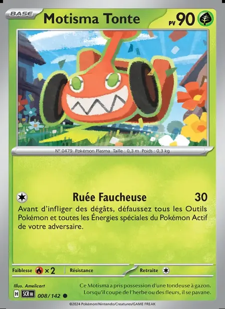 Motisma Tonte, carte Pokémon SCR 008 — extension Couronne Stellaire