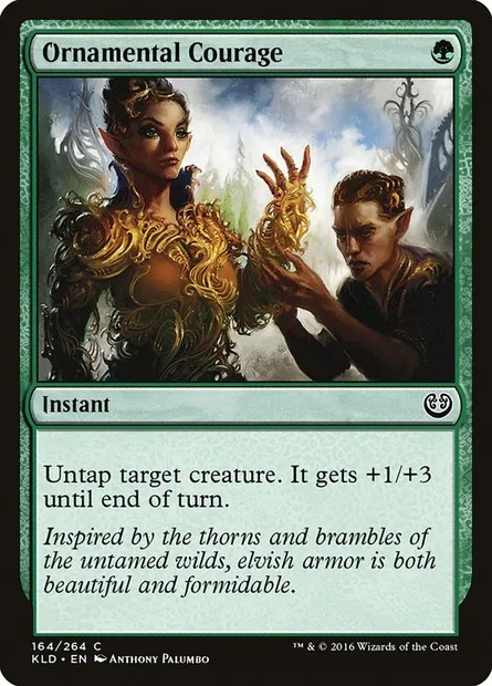 Ornamental Courage, Magic card KLD 164 — Kaladesh set