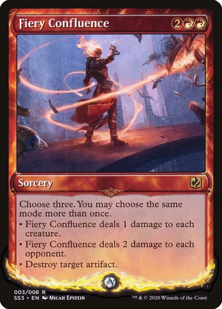 Fiery Confluence, Magic card SS3 3 — Signature Spellbook: Chandra set