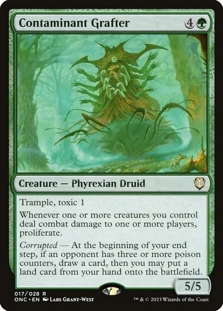 Contaminant Grafter, Magic card ONC 17 — Phyrexia: All Will Be One Commander set