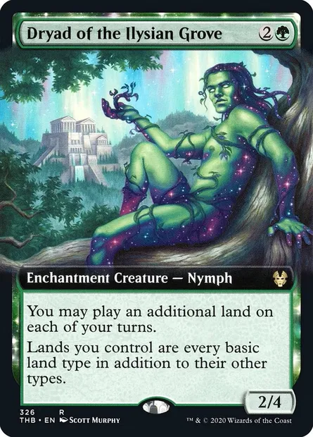 Dryad of the Ilysian Grove, Magic card THB 326 — Theros Beyond Death set