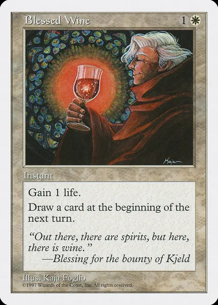 Blessed Wine, Magic card 5ED 11 — Fifth Edition set