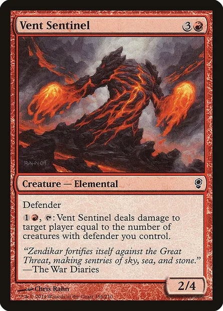 Vent Sentinel, Magic card CNS 156 — Conspiracy set