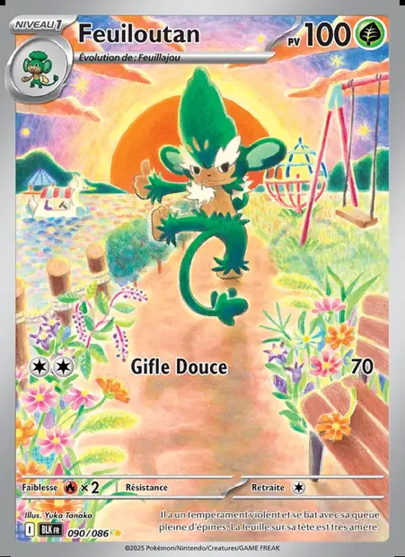 Feuiloutan, carte Pokémon BLK 090 — extension Foudre Noire