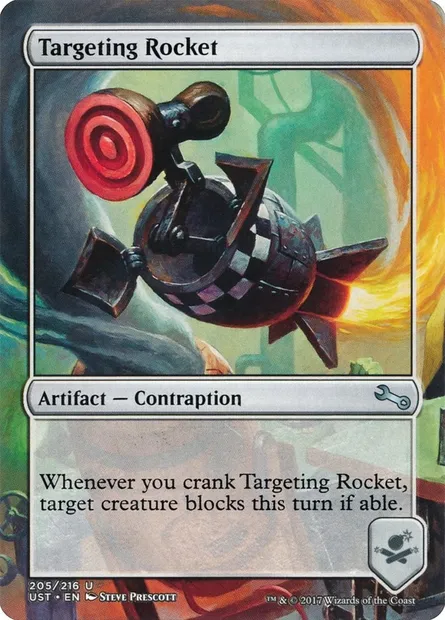Targeting Rocket, carte Magic UST 205 — extension Unstable