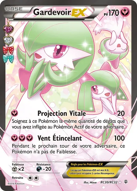 Gardevoir-EX, carte Pokémon GEN RC30 — extension Générations