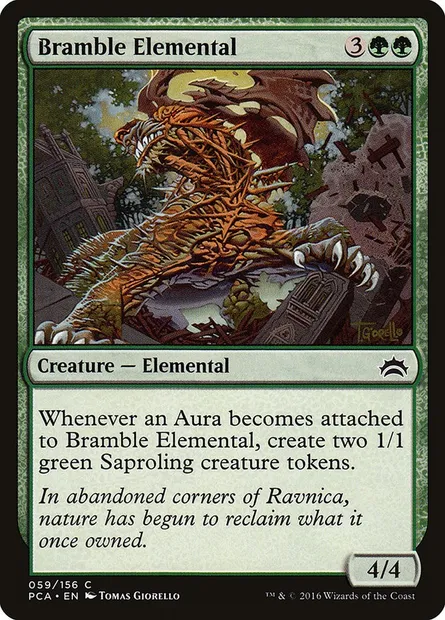 Bramble Elemental, Magic card PCA 59 — Planechase Anthology set