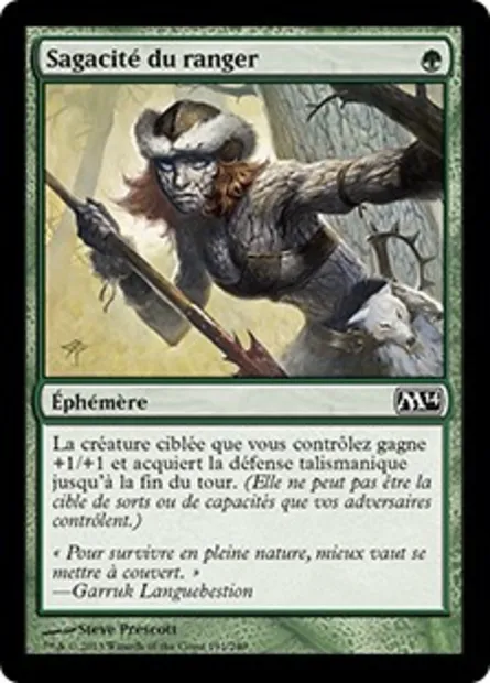 Sagacité du ranger, carte Magic M14 191 — extension Magic 2014