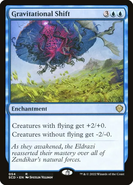 Gravitational Shift, Magic card SCD 54 — Starter Commander Decks set
