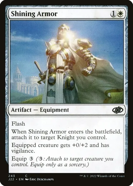 Shining Armor, Magic card J22 243 — Jumpstart 2022 set
