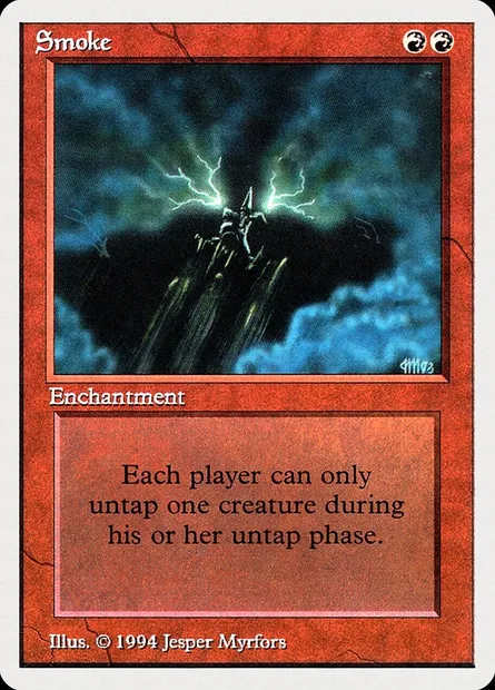 Smoke, Magic card SUM 178 — Summer Magic / Edgar set