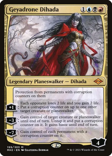 Geyadrone Dihada, Magic card MH2 199 — Modern Horizons 2 set