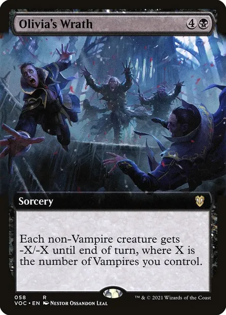 Olivia's Wrath, Magic card VOC 58 — Crimson Vow Commander set