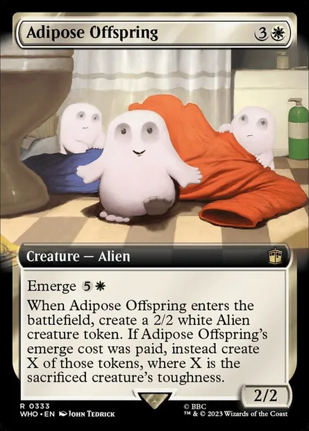 Adipose Offspring, Magic card WHO 333 — Doctor Who set