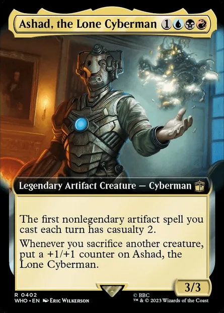 Ashad, the Lone Cyberman, Magic card WHO 402 — Doctor Who set