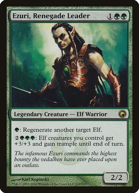 Ezuri, Renegade Leader, Magic card SOM 119 — Scars of Mirrodin set