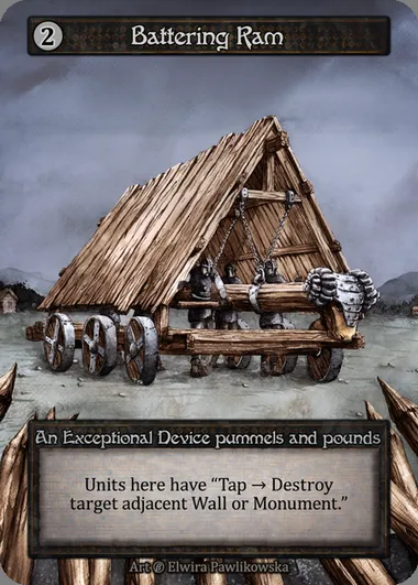 Battering Ram, Sorcery card BET 295 — Beta set