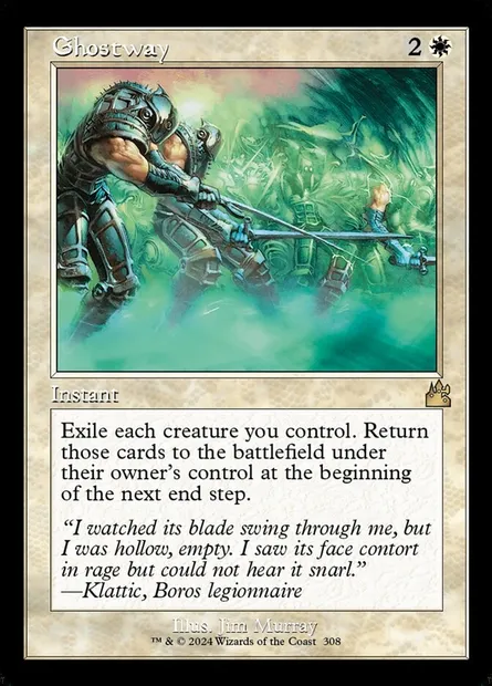 Ghostway, Magic card RVR 308 — Ravnica Remastered set