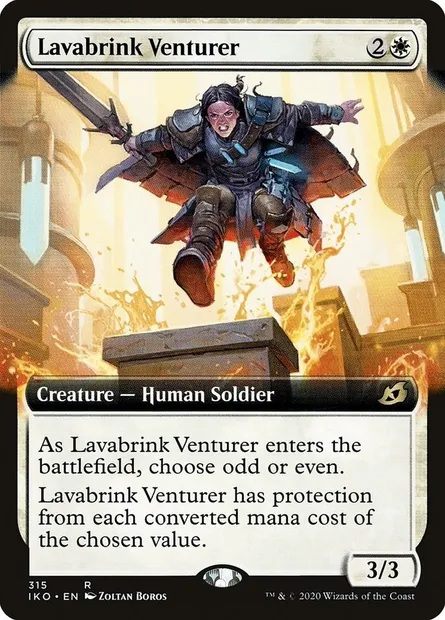 Lavabrink Venturer, Magic card IKO 315 — Ikoria: Lair of Behemoths set