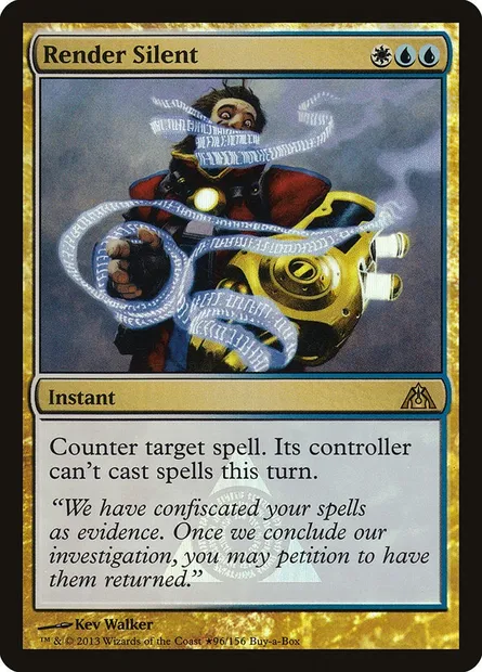 Render Silent, Magic card PDGM 96★ — Dragon's Maze Promos set