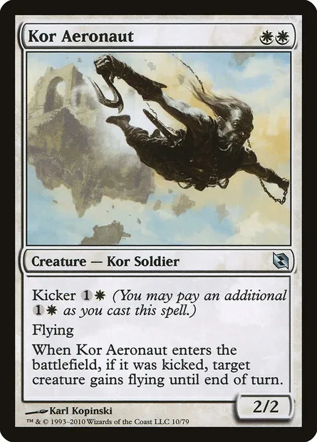 Kor Aeronaut, Magic card DDF 10 — Duel Decks: Elspeth vs. Tezzeret set