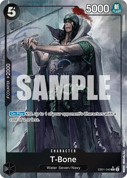 T-Bone, carte One Piece EB01-049 — extension MEMORIAL COLLECTION