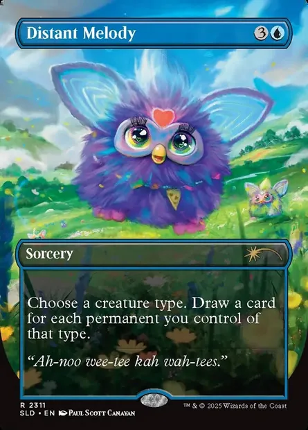Distant Melody, Magic card SLD 2311 — Secret Lair Drop set