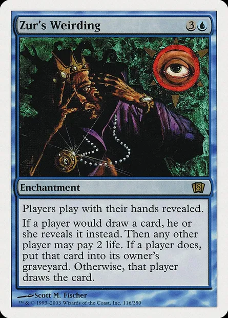 Zur's Weirding, Magic card 8ED 116 — Eighth Edition set