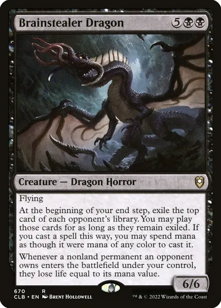 Brainstealer Dragon, Magic card CLB 670 — Commander Legends: Battle for Baldur's Gate set