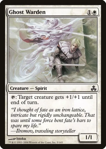 Garde fantôme, carte Magic GPT 5 — extension Le Pacte des Guildes