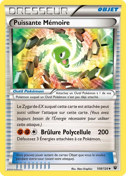 Puissante Mémoire, carte Pokémon FCO 108 — extension Impact des Destins