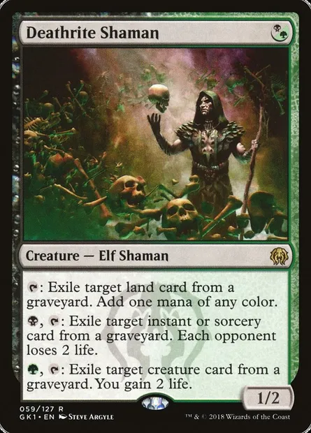 Deathrite Shaman, Magic card GK1 59 — GRN Guild Kit set