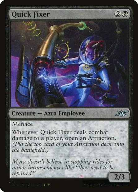 Quick Fixer, Magic card UNF 371 — Unfinity set