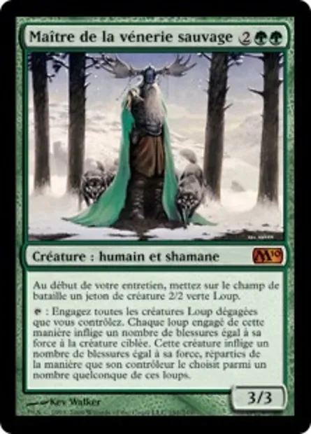 Maître de la vénerie sauvage, carte Magic M10 191 — extension Magic 2010