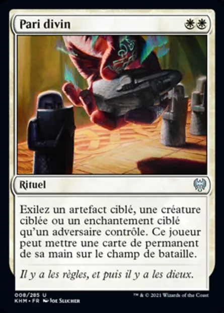 Pari divin, carte Magic KHM 8 — extension Kaldheim