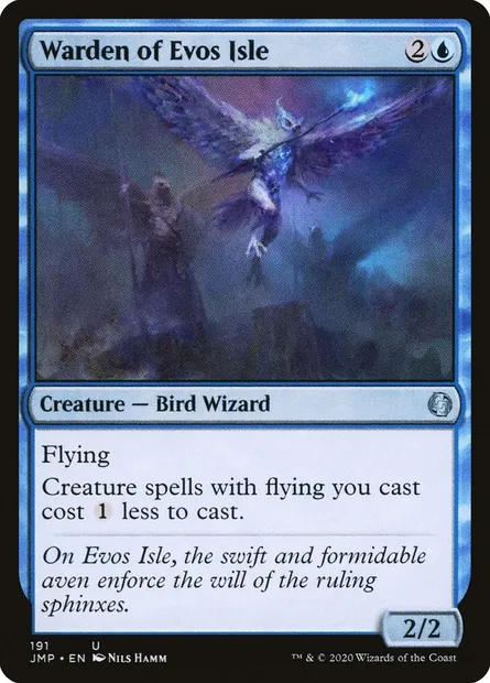 Garde de l'île d'Evos, carte Magic JMP 191 — extension Jumpstart