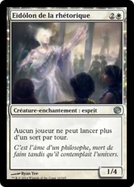 Eidôlon de la rhétorique, carte Magic JOU 10 — extension Incursion dans Nyx