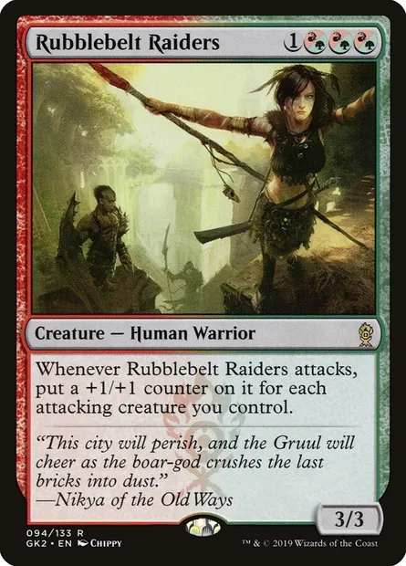Rubblebelt Raiders, Magic card GK2 94 — RNA Guild Kit set