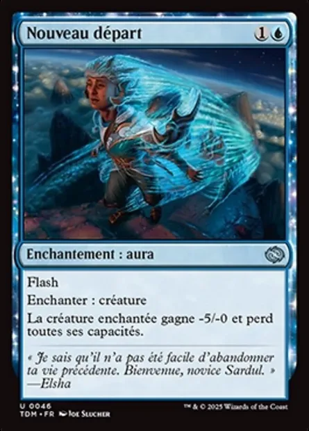 Nouveau départ, carte Magic TDM 46 — extension Tarkir: Dragonstorm