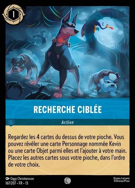 Recherche ciblée, carte Disney Lorcana CH13-167 — extension Invasion Epineuse!
