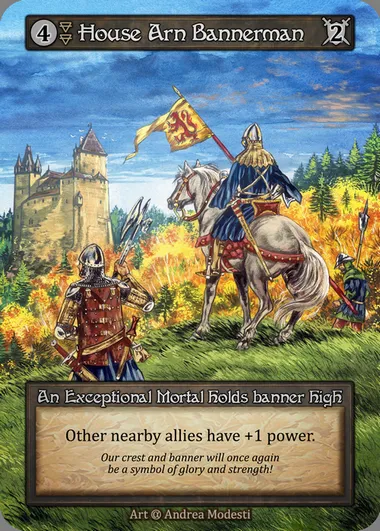 House Arn Bannerman, Sorcery card ALP 086 — Alpha set