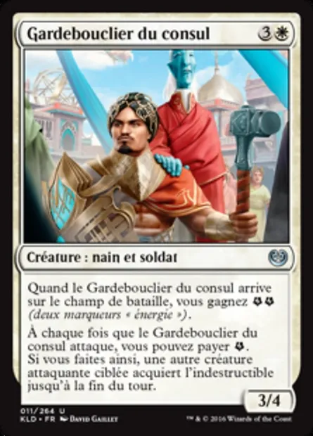 Gardebouclier du consul, carte Magic KLD 11 — extension Kaladesh
