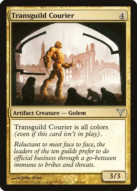 Transguild Courier, Magic card DIS 168 — Dissension set