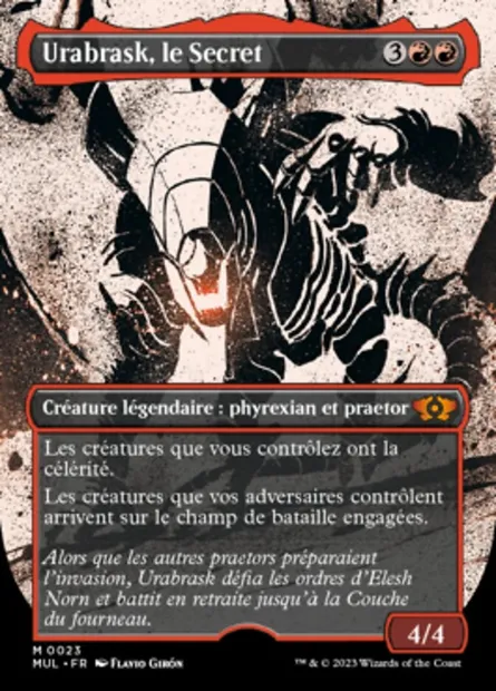 Urabrask, le Secret, carte Magic MUL 23 — extension Multiverse Legends