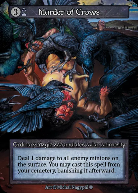 Murder of Crows, Sorcery card GOT 269 — Gothic set