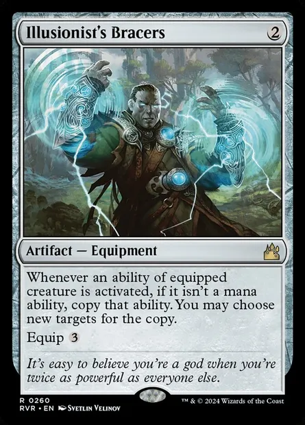 Illusionist's Bracers, Magic card RVR 260 — Ravnica Remastered set